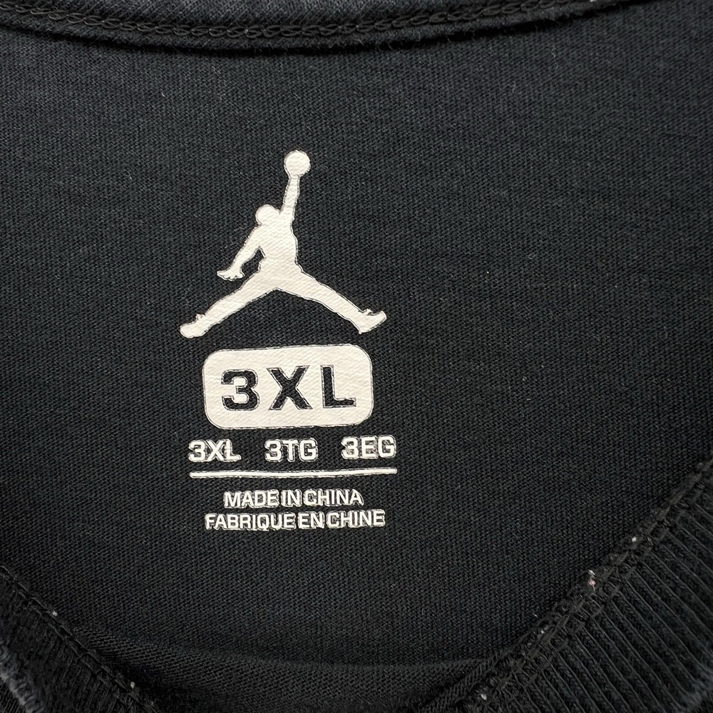 Vintage Nike Black Michael Jordan "This man doesn't live on Earth" Shirt 3XL - Picture 3 of 8